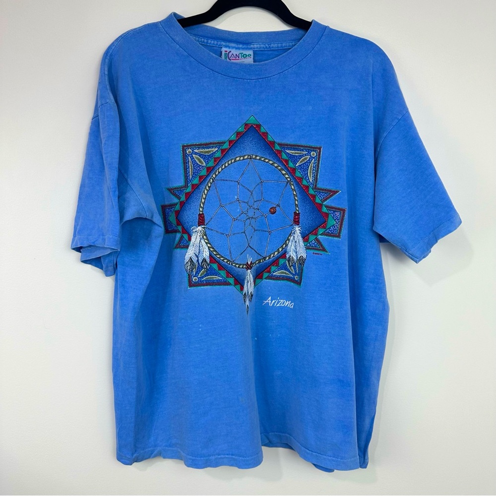 Arizona Single Stitch Vintage Graphic Tee ICANTOO Size Large